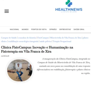 Entrevista ao Coordenador da FisioCampus da Misericórdia VFX, André Machado