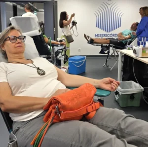 Dador de sangue no Campus de Saúde 18 julho 2026